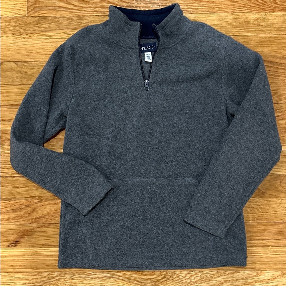 Gray Fleece Sweatshirt